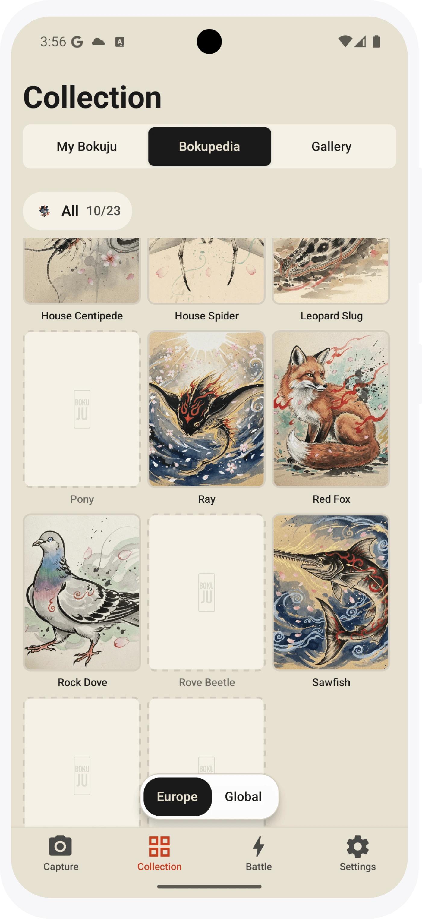 Bokupedia creature encyclopedia