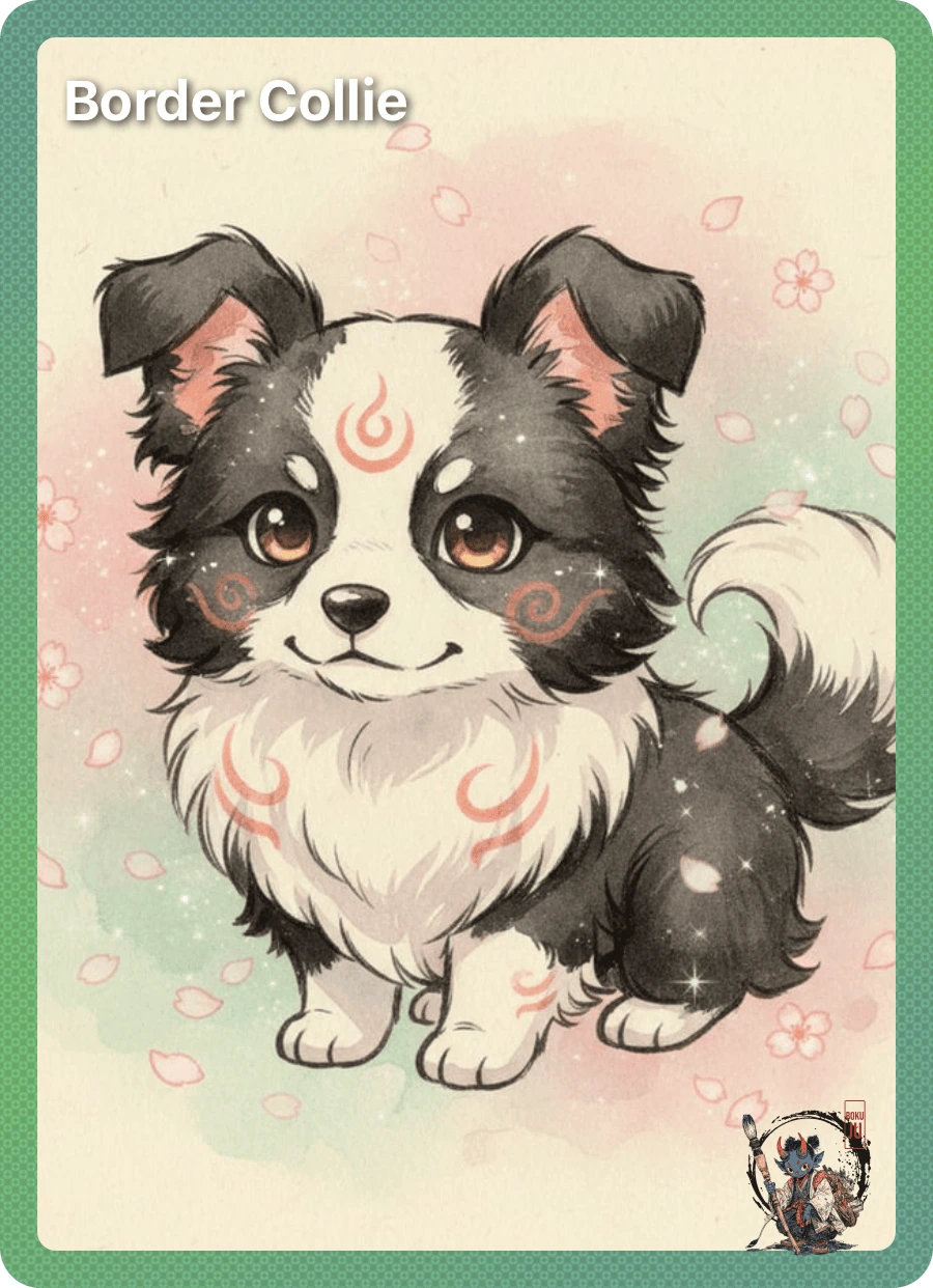 Chibi style — Border Collie