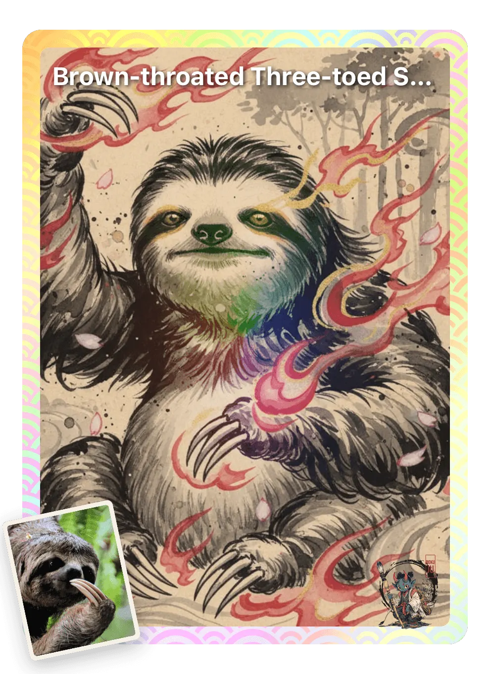 Sloth — parent card