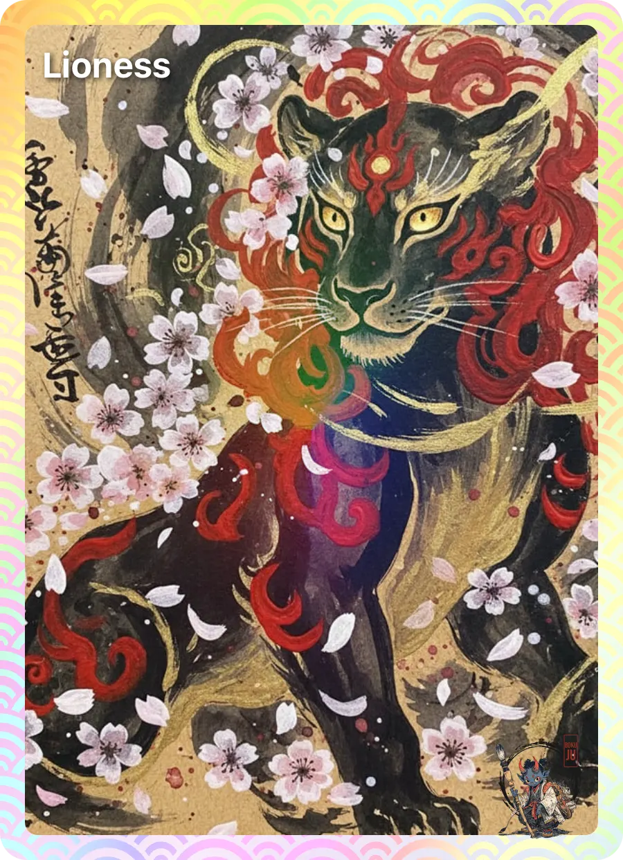 Lioness card alternate